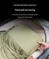 Grey Ultra-Stretch Sleeping Bag Liner - Portable & Lightweight Envelope Sleep Sack for Camping & Travel - 45-Degree Angle