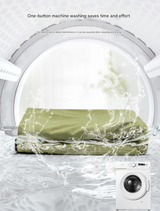 Grey Ultra-Stretch Sleeping Bag Liner - Portable & Lightweight Envelope Sleep Sack for Camping & Travel - Close-Up Angle