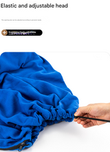 Blue Versatile Double-Sided Fleece Bag Liner - Lightweight & Portable Travel Blanket for Camping & Outdoors - Front View