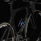 Black Ultra Lightweight Road & Mountain Bike Water Bottle Cage - 39g Polycarbonate + Glass Fiber, Fits Most Bottles - Side View