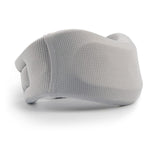 Size L Grey Ergonomic Neck Support Brace - Soft Cervical Collar for Posture Correction and Pain Relief - Front View
