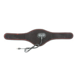 Black Heated Vibrating Neck Wrap - USB Powered Massager for Soothing Pain Relief with 3 Heat & 3 Vibration Modes