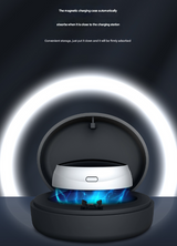 Black Smart Anti-Snoring Device - Rechargeable Pulse Throat Stimulator for Quieter Sleep - 45-Degree Angle