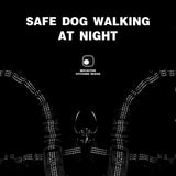 Black 3-in-1 Tangle-Free Dog Leash for 1-3 Dogs - Heavy Duty Bungee Coupler with Reflective Stitching & Padded Handle - Top-Down View