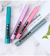 Pink Rechargeable Electric Nail Drill Pen with UV Curing Lamp - Professional All-in-One Manicure Pedicure Kit for Polishing & Gel Removal