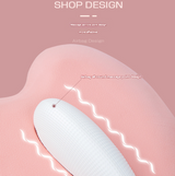 Pink Ergonomic Pelvic Floor Strengthener - Inner Thigh & Hip Trainer for Men and Women(Non-electric) - Top-Down View