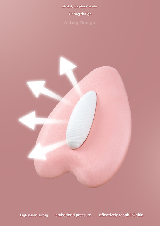 Pink Ergonomic Pelvic Floor Strengthener - Inner Thigh & Hip Trainer for Men and Women(Non-electric)