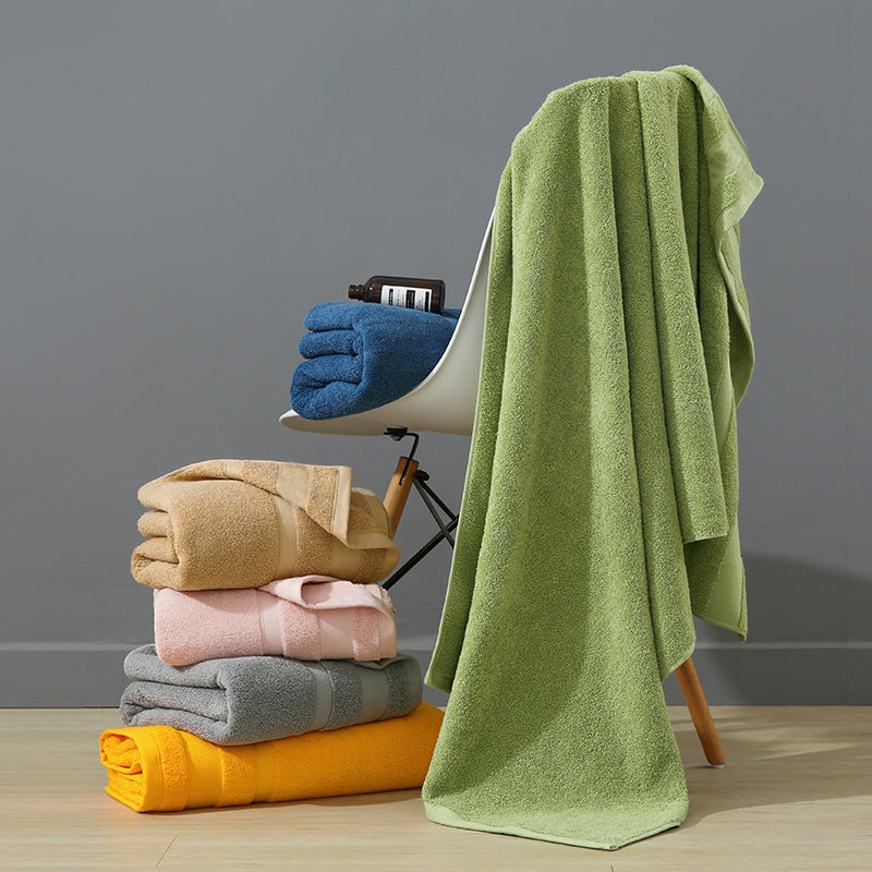 White Premium 3-Piece 100% Cotton Towel Set - Ultra Soft, Absorbent & Quick-Dry for Bathroom