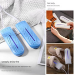 White portable USB shoe dryer and deodoriser with UV sanitiser, image 6