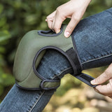Purple Adjustable Gardening Knee Pads - Comfortable Neoprene Knee Protectors for Weeding & Outdoor Work - 45-Degree Angle