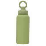 Green Premium 35oz Stainless Steel Insulated Sports Bottle with Magnetic Phone Holder Lid