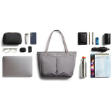 Black Waterproof Women's Tote Shoulder Bag - Large Capacity with 15-Inch Laptop Pocket - Side View