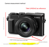 Light Brown PU Leather Camera Bag for Fujifilm X Canon G Olympus PEN - Compact Vintage Design - Side View