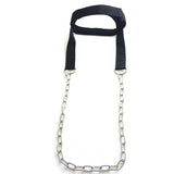 Adjustable Neck Harness with Chain for Strength Training and Rehabilitation - 45-Degree Angle