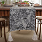 Jacquard Black Rabbit American Country Thanksgiving Table Runner - Jacquard Design 33cm x 160cm