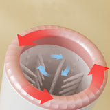 Blue-white Portable Dog Paw Cleaner - Gentle Silicone Pet Foot Washer Cup for Muddy Paws - Side View