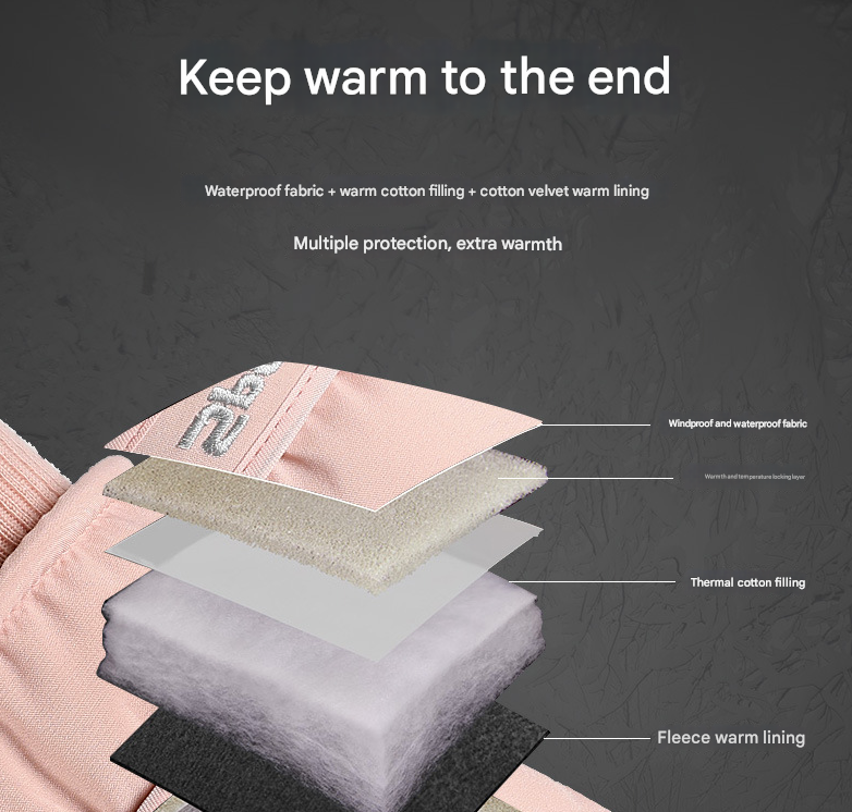 Women's Grey Top-Rated Waterproof Touchscreen Ski Gloves - Fleece-Lined for Men & Women