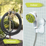 White Ultimate Pet Bathing Showerhead - Dog-Friendly Pressure-Boost Spray with Foamer