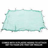 1.5*2.2m Heavy-Duty Cargo Net for Trailers & Trucks - Cross-Border Secure Cover - Top-Down View