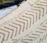 Black-white 45*45cm 2PCS Luxe Thick Chenille Herringbone Pillow Cover - Solid Color Square Lumbar Pillow - Front View