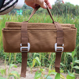 Coffee Brown Thick Waterproof Ground Mat - Durable Oxford Fabric Tent Pad