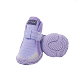 4# Purple Breathable Woven Dog Shoes for Small to Medium Dogs - Non-Slip, Durable, Anti-Dirty Paw Protectors