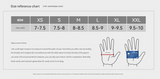 M Grey Winter Fleece Touchscreen Gloves - Warm & Water-Repellent for Cycling & Outdoor Sports - Side View