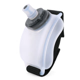 2-Pices Transparent Color Ergonomic Wearable Hydration Flask - Hands-Free Wrist Water Bottle for Running & Sports