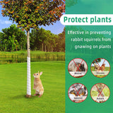 Green 4-Pack Spiral Tree Trunk Protector Guard - Flexible Sapling Bark Shield - Front View