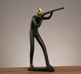Collectible Sports Figurine Blind Box - Modern Resin Athlete Statue for Home Office Decor