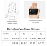 S Brown Premium Men's Genuine Sheepskin Leather Driving & Cycling Gloves - Side View