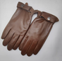 M Brown Premium Men's Genuine Sheepskin Leather Driving & Cycling Gloves