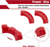 60PCS Red 90-Degree Plant Bender Clips for Low-Stress Training (LST) - Reusable Stem & Branch Trainer for Increased Yields - Top-Down View