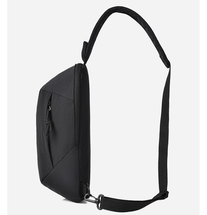 Pink Minimalist Anti-Theft Sling Bag for Men & Women - Water-Resistant Crossbody Chest Pack, Fits 9.7-inch Tablet