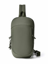 Army Green Minimalist Anti-Theft Sling Bag for Men & Women - Water-Resistant Crossbody Chest Pack, Fits 9.7-inch Tablet