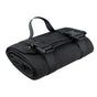 Black Tactical Roll-Up Shooting Mat - Lightweight Waterproof Ground Pad for Outdoor Camping & Hiking