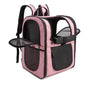 Pink Breathable Comfort Pet Travel Backpack