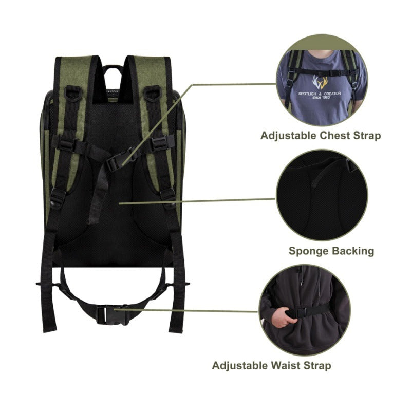 Green Breathable Comfort Pet Travel Backpack, image 2