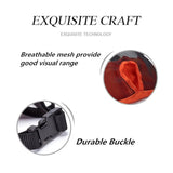 Black Adjustable Breathable Mesh Dog Muzzle for Short-Nosed Breeds(Size L) - Side View