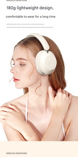 Pink SY-T4 luetooth Music Headset - New Wireless Over-Ear Headphones with Long Battery Life for Sports and Universal Phone Compatibility - Top-Down View
