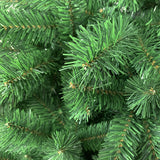 Lush Artificial Christmas Tree - Premium Green PVC Holiday Pine with Stand(150-450T) - Top-Down View