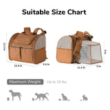 Grey Expandable Breathable Outdoor Portable Large Space Cat Backpack - Pet Carrier for Cats and Dogs