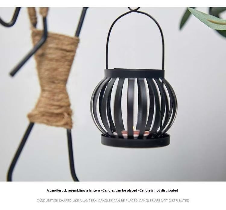 Creative Iron Girl Candle Holder for Nordic Restaurant Table Decorations and Bar Counter Accessories(Style A)