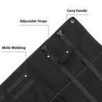 Portable Tactical Shooting Mat, Roll-Up Oxford Fabric, 200cm x 73cm, Black