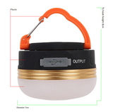 Compact Rechargeable LED Camping Lantern | 300 Lumen, 3 Modes, Magnetic Base & Power Bank Function - Top-Down View