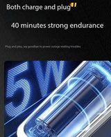 Black Professional Cordless Hair Clippers - USB Rechargeable Trimmer with LED Display for Barbers & Home Grooming - Top-Down View