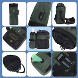 Multi-Functional Dog Training Pouch - Hands-Free Treat & Kibble Bag with Poop Bag Dispenser - Side View