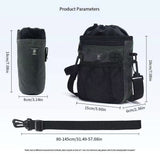 Multi-Functional Dog Training Pouch - Hands-Free Treat & Kibble Bag with Poop Bag Dispenser - Top-Down View