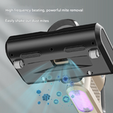 Khaki High-Power Wireless UV Sterilization Mite Removal Vacuum Cleaner - Powerful Suction and Deep Cleaning for Home Use - Front View