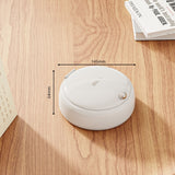 White Modern Portable Sewing Kit - All-in-One Compact Organizer with Magnetic Pin Cushion for Home & Travel